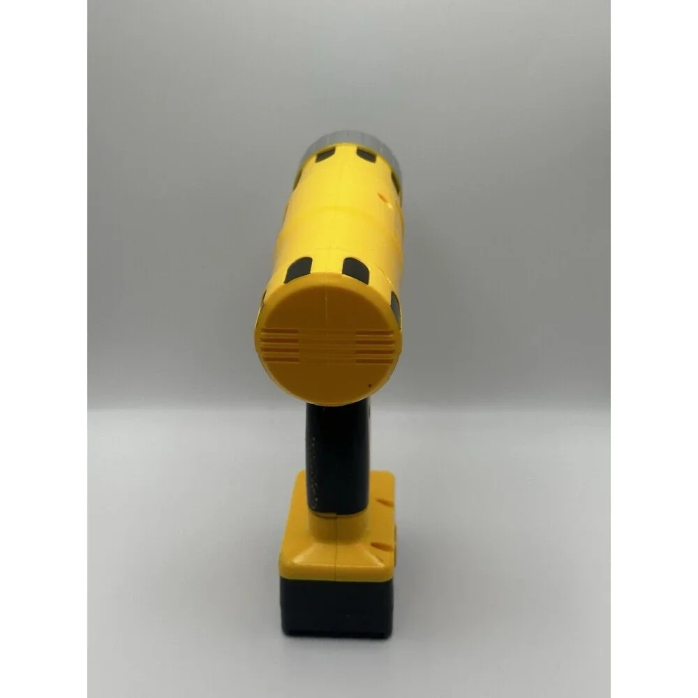 Power Tool Workshop Toy Cordless Drill Yellow Battery Operated Kids Play Set